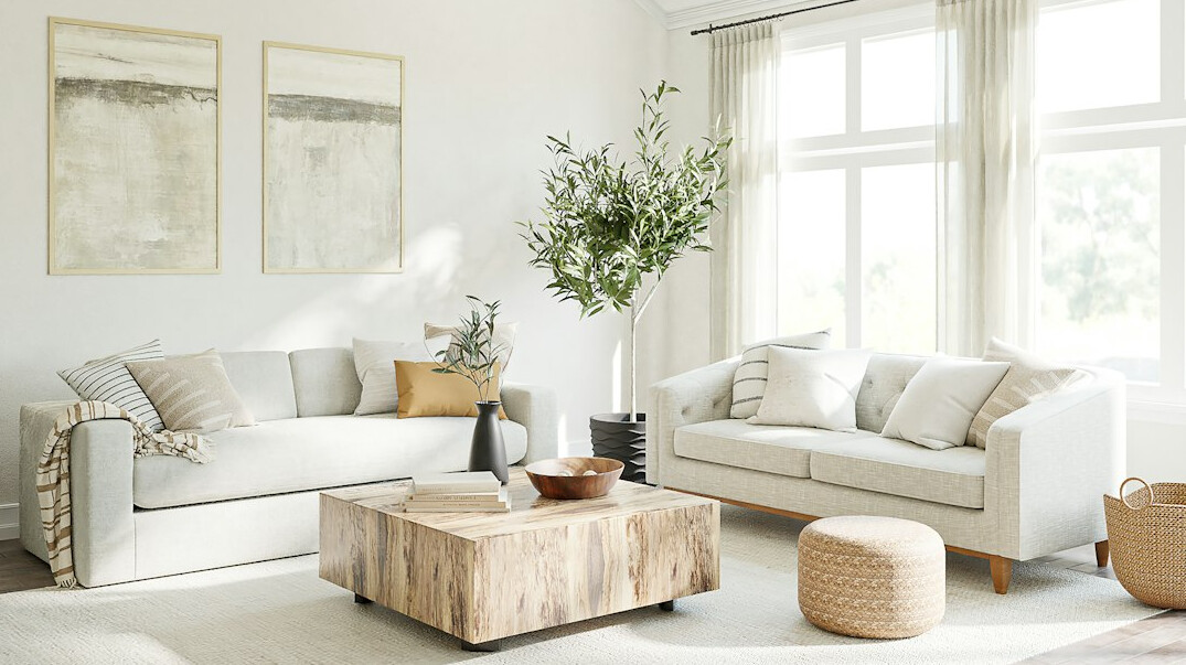 peaceful living room