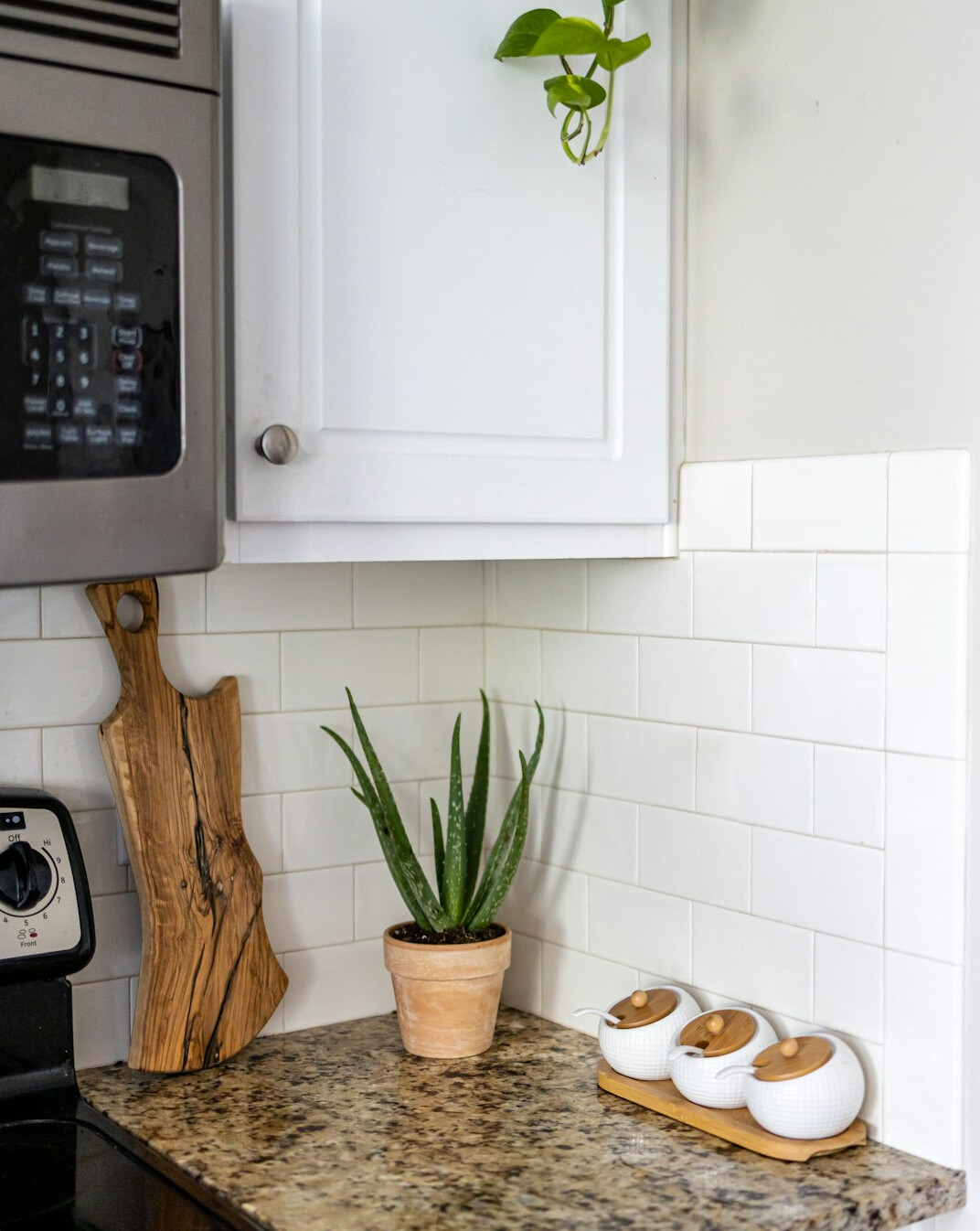 clean kitchen counter