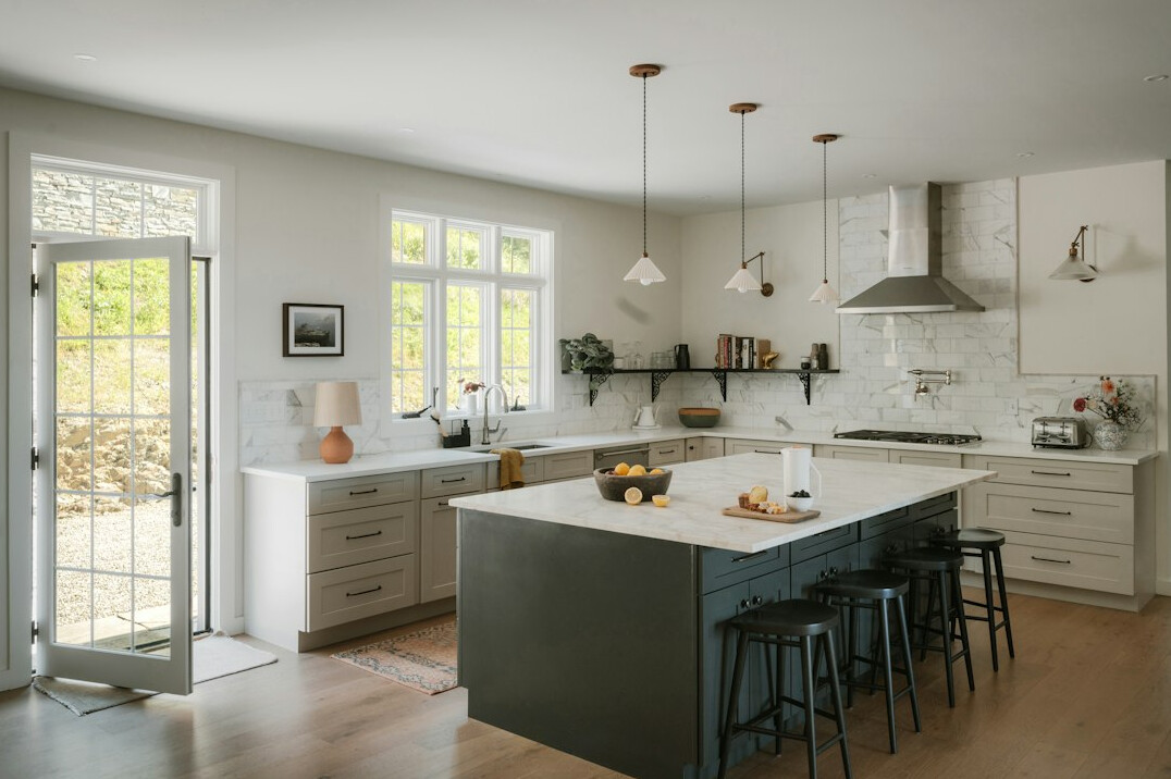 organized kitchen counter